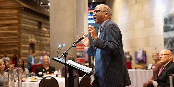 Wil Haygood at the 2023 Freedom Summer Award ceremony